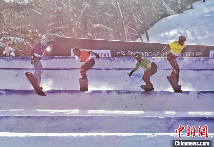 單板滑雪障礙追逐世界杯北大湖站：加拿大英國(guó)選手各攬“雙冠”