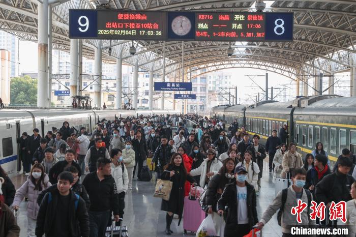 2025年春節(jié)假期南鐵累計(jì)發(fā)送旅客677.1萬人次