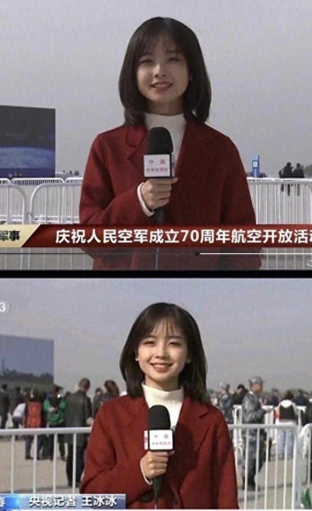 央視美女小記者低調(diào)走紅，笑容甜美，顏值扛得住高清鏡頭考驗(yàn)