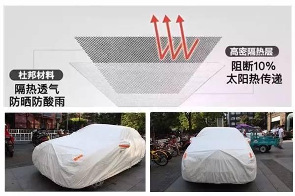 天這么熱，車子也怕曬，花小錢買個車衣保護車漆，省掉大頭