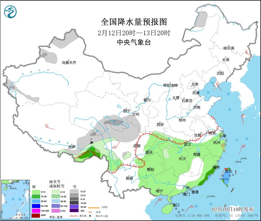 新一股冷空氣影響我國 中東部有大范圍弱降水