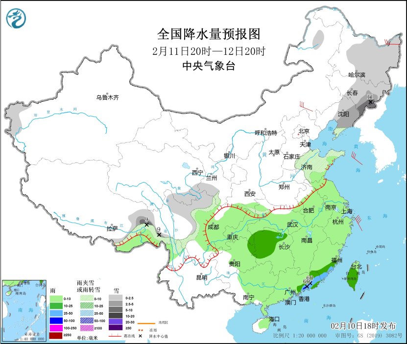新一股冷空氣影響我國 中東部有大范圍弱降水