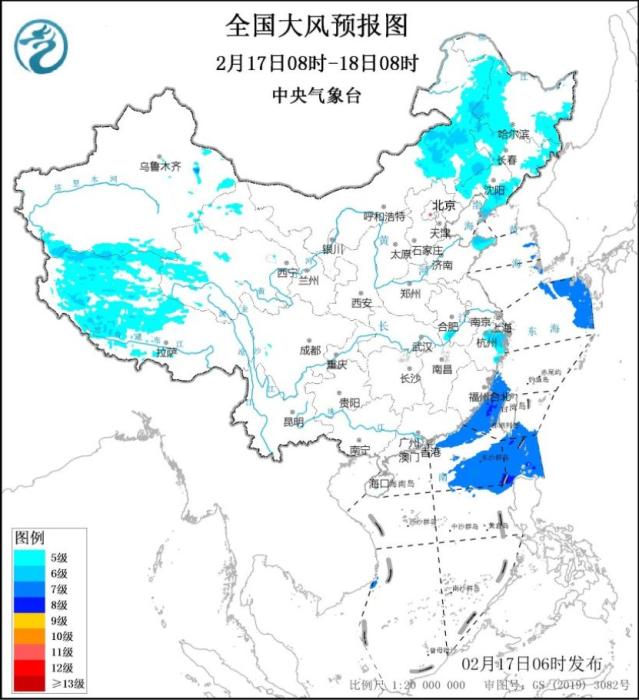 冷空氣繼續(xù)影響中東部地區(qū) 西南地區(qū)東部至長江中下游地區(qū)多陰雨
