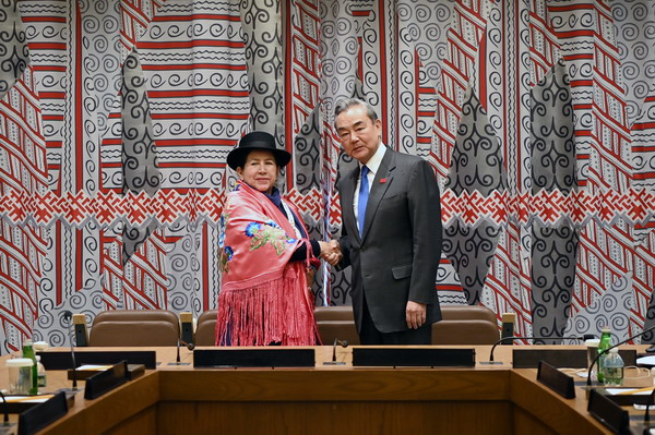 王毅會見玻利維亞外長索薩