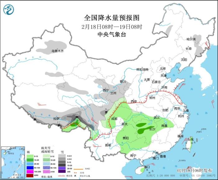 中央氣象臺(tái)：西南地區(qū)東部至長(zhǎng)江中下游地區(qū)多陰雨